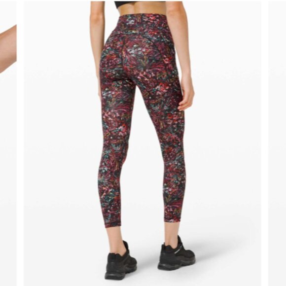 Lululemon Invigorate High-Rise Tight 25" Foliage Overlay Multi W5CT8S - Picture 1 of 15
